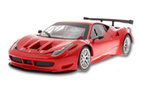 Ferrari 458 Italia GT2 - Rosso Corsa, Red - Mattel Hot Wheels