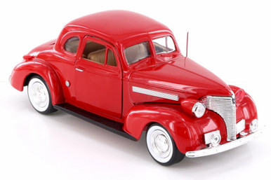 1939 Chevy Coupe, Candy Red - Motor Max 73247/16D - 1/24 Scale