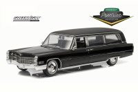 1966 Cadillac S&S Limousine, Black - Greenlight 18002 - 1/18 Scale
