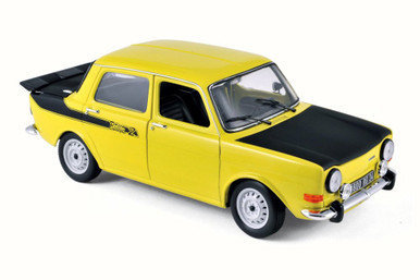 1976 Simca 1000 Rally 2, Maya Yellow - Norev 185708 - 1/18 Scale