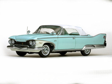 1960 Plymouth Fury Closed Convertible, White - Sun Star 5411 - 1