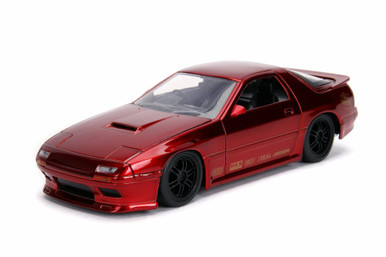 1985 Mazda RX-7 (FC), Red - Jada 99755DP1 - 1/24 scale Diecast