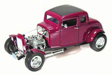 1932 Ford Hot Rod, Purple - Motor Max 73172 - 1/18 Scale Diecast
