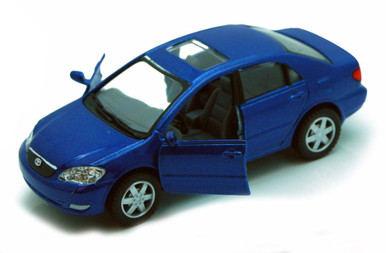 Toyota Corolla, Blue - Kinsmart 5099D - 1/36 scale Diecast Model