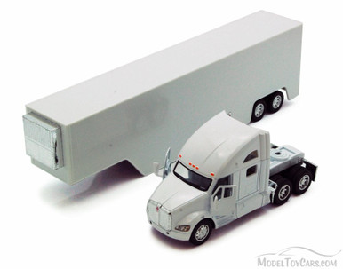 Kenworth T700 Container Truck, White - Kinsmart 1302 - 1/68