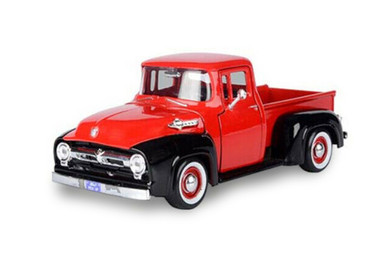 FORD F-100 PICK Up 1956 Gris Streetfighter Avec Guile Figurine Modèle 1