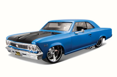 1966 Chevy Chevelle SS 396, Blue - Maisto 31333 - 1/24 Scale
