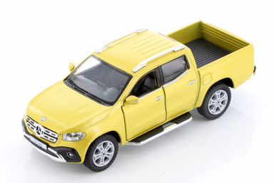 Kinsmart Mercedes-Benz X-Class Cobalt Blue Pickup Truck 1/42 O Scale Diecast