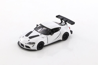 Toyota GR Supra Racing Concept , White - Kinsmart 5421D - 1/36