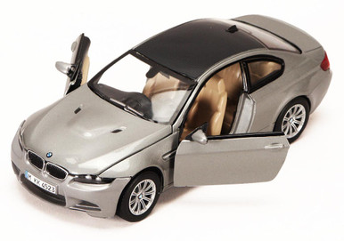 BMW M3 Coupe, Silver - Motormax 73347 -1/24 scale Diecast Model