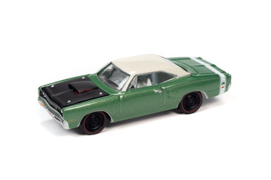 Johnny Lightning Mopar Or No Car 1969 Dodge Coronet R//T Green E1133