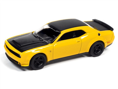 2018 Dodge Challenger SRT, Demon Yellow - Auto World AW64312/48B