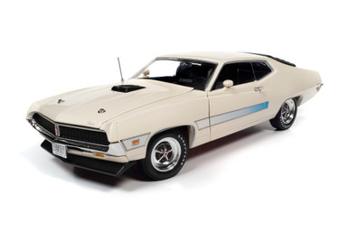 1971 Ford Torino Cobra GT, Wimbledon White - Auto World AMM1256