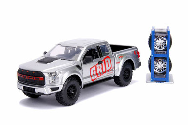 2017 Ford F150 Raptor, Silver - Jada 54027/W22 - 1/24 scale