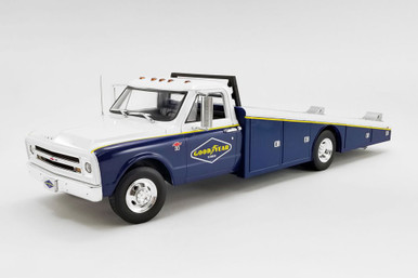Goodyear Tires 1967 Chevy C30 Ramp Truck, Blue and White - Acme