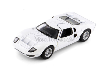 1966 Ford GT40 MKII, White - Kinsmart 5427D - 1/38 scale