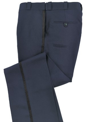 Navy Men's Poly Cotton Stretch Twill Pants