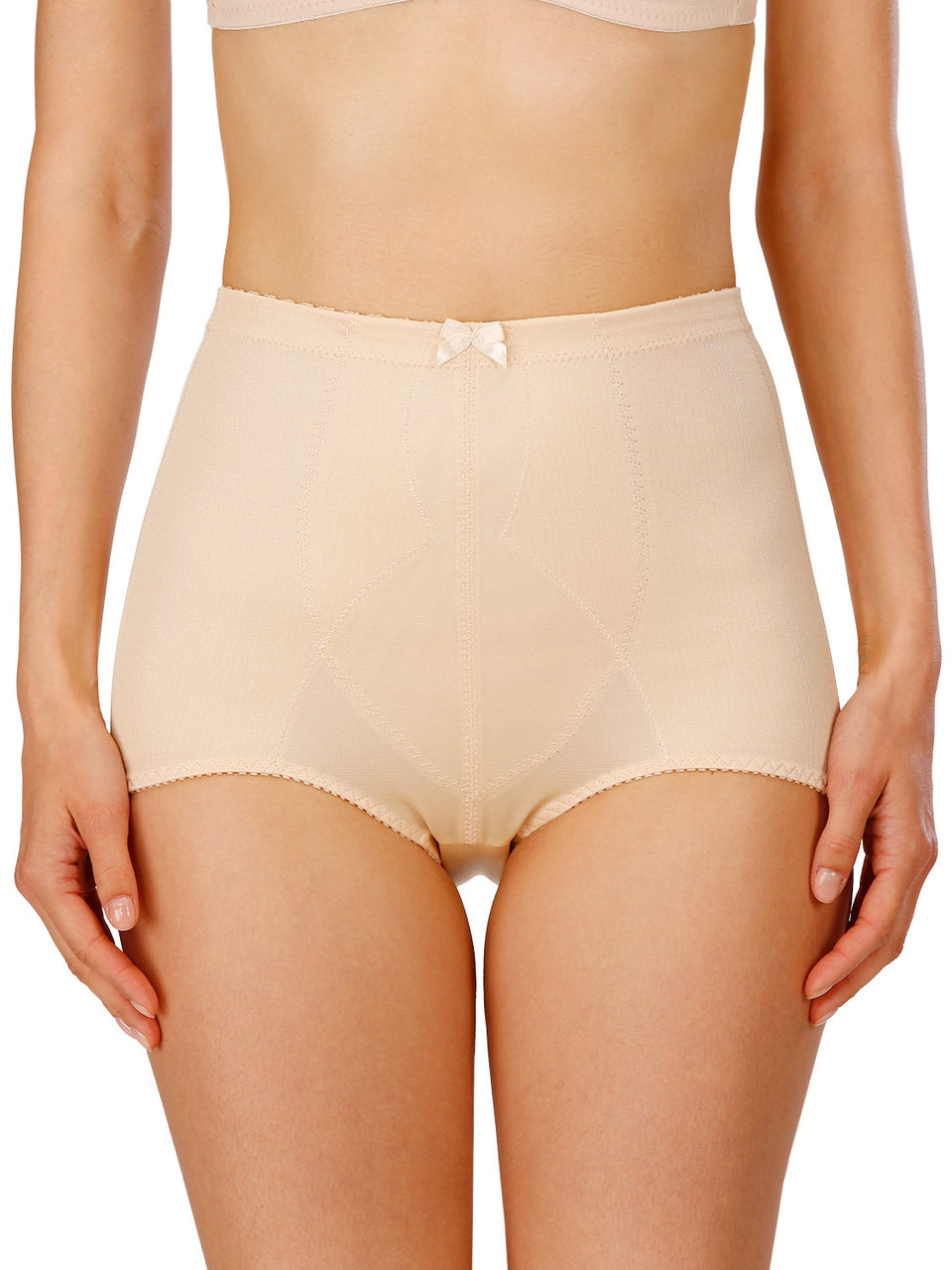 Naturana Double Reinforced Front Panty Girdle with Supporting Seams 0029  (L-4XL)