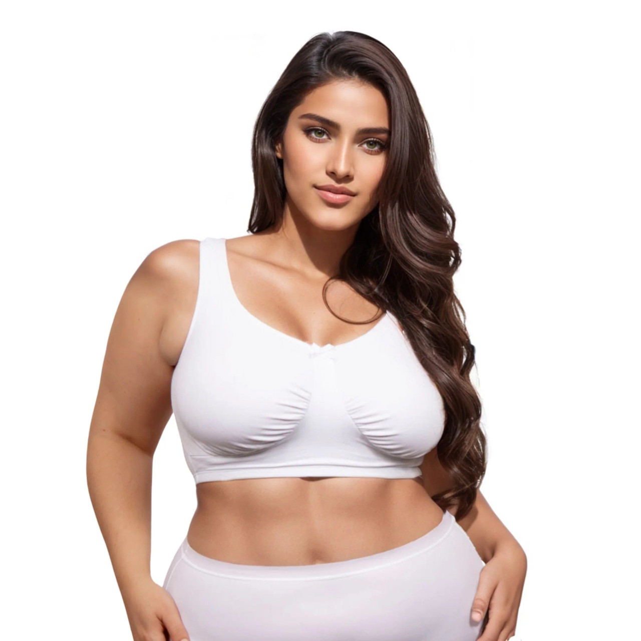 6459 Elita Plus Wireless Cotton Cami Bra