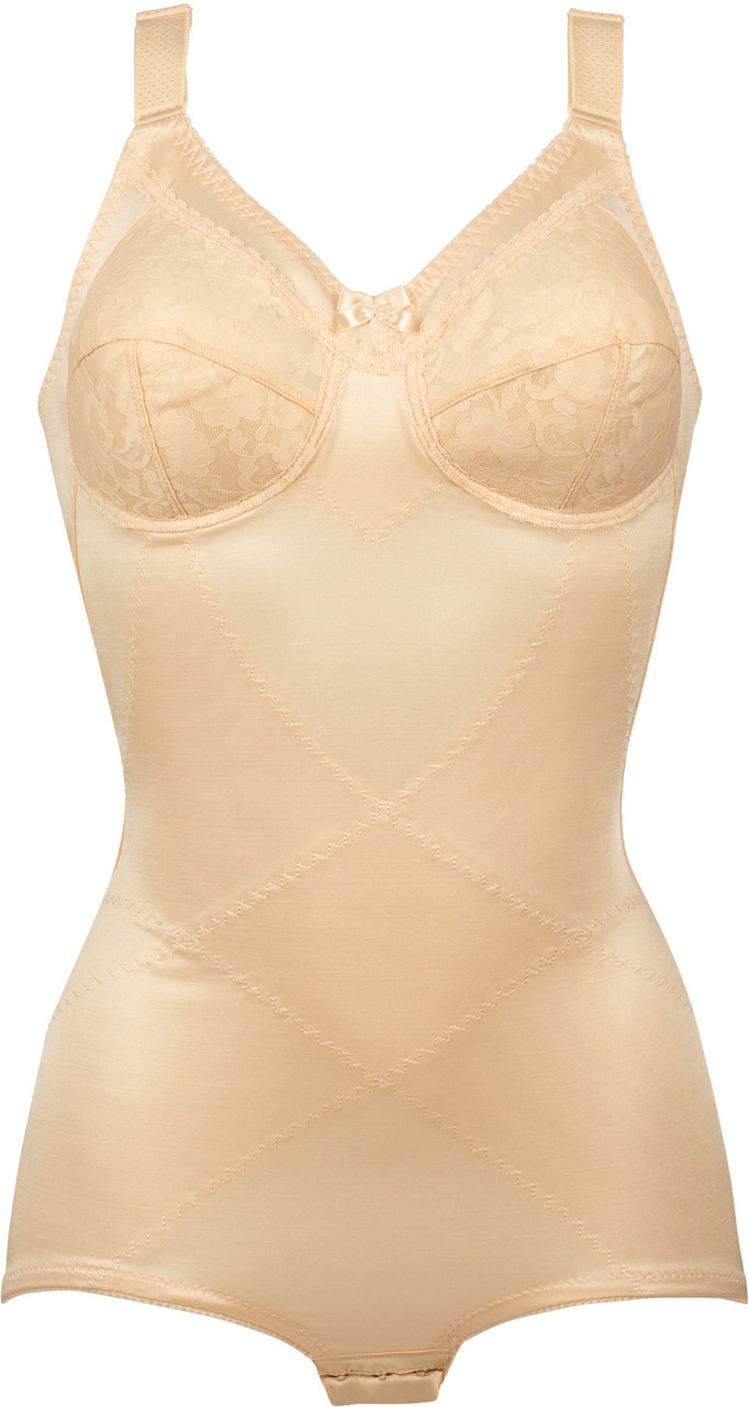 Naturana 3-section Lace Cup Bodyshaper with Reinforcements 3033 (B–D 36–46)