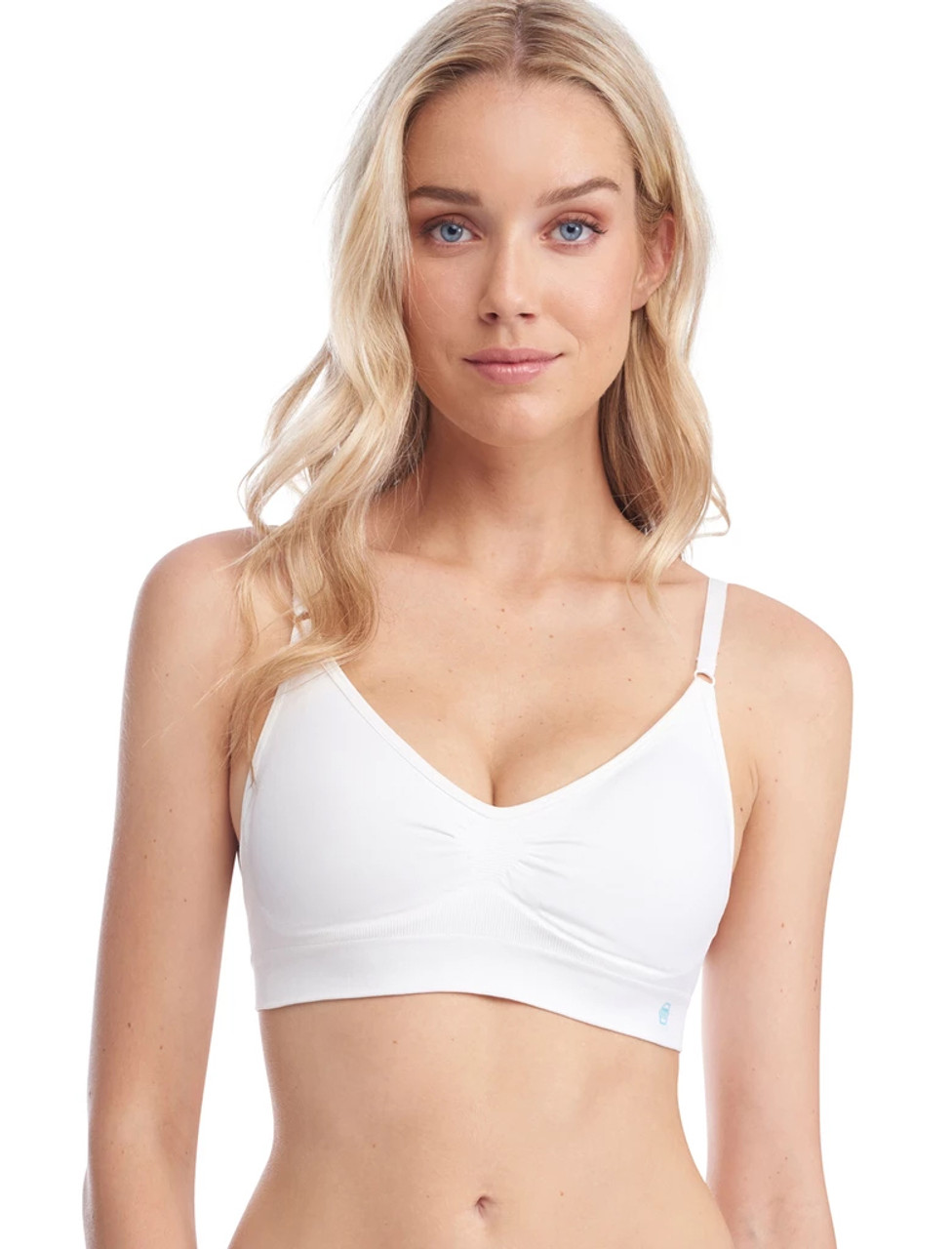 SOFRA LADIES SEAMLESS NO PAD PLUS TUBE BRA (BR0125STNX_BEIGE