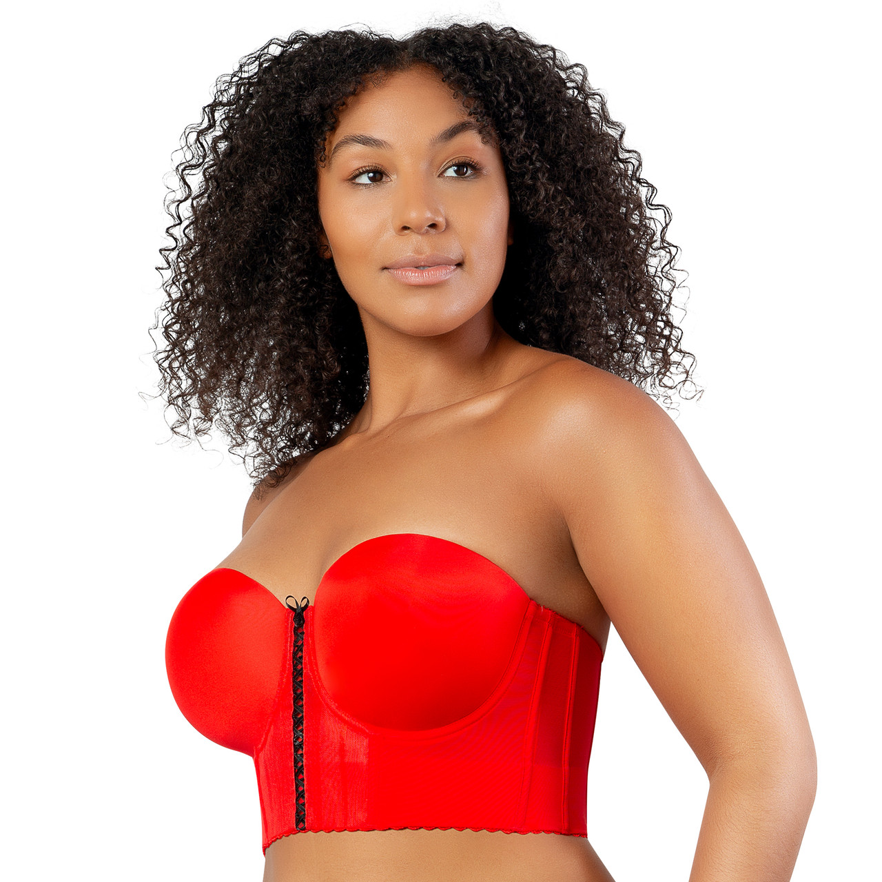 Parfait Shea Molded Strapless Underwire Longline Bra (P60671)- Racing -  Breakout Bras