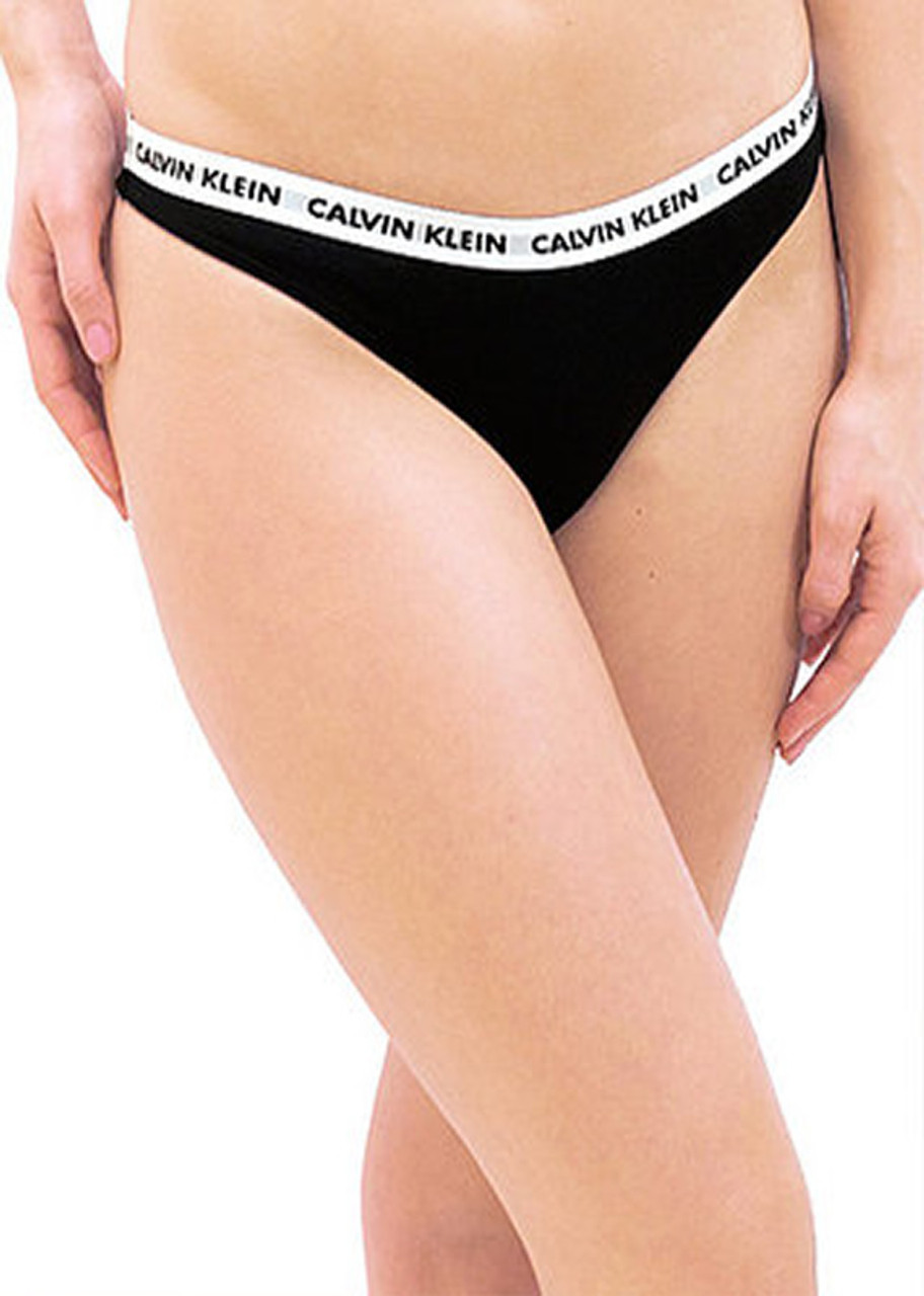 Calvin Klein Womens Carousel Thong, Green
