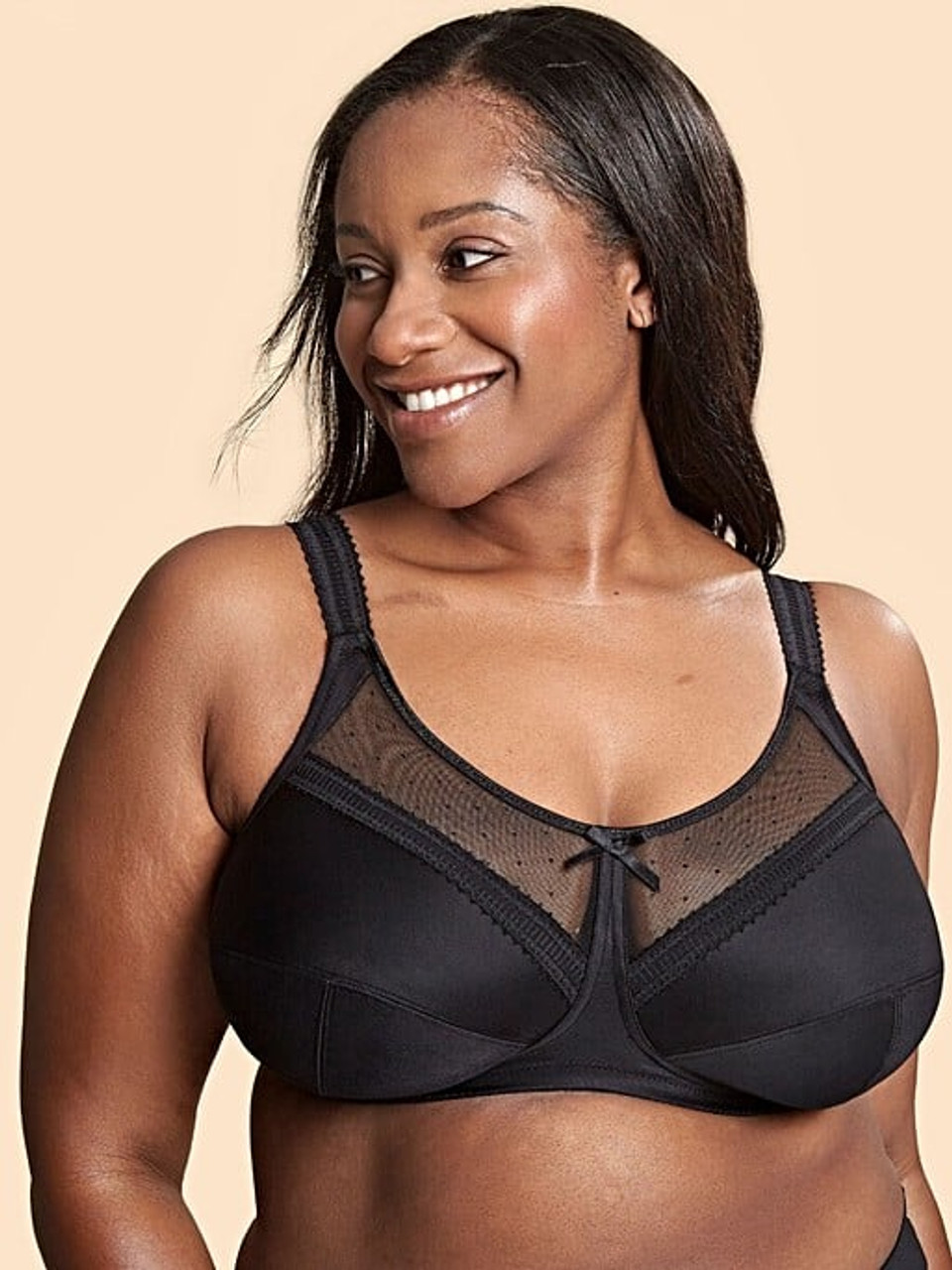 ROYCE 821 CHARLOTTE WIRE FREE COTTON LINED COMFORT BRA SKIN