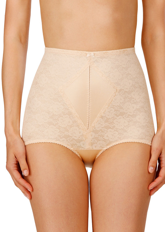 Panty Girdle With Reinforced Front Panel High Rise Firm Control (L5XL) by Naturana 0184