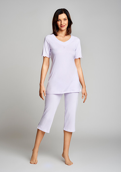 Cybele 100 Per Cent Cotton Jersey Short Sleeve Pajama Set 7-810378