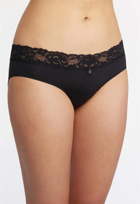 Montelle Microfiber and Lace Low Rise Hipster 9003