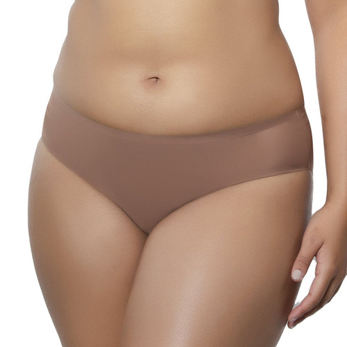 Ambra Laser, Hi Waisted Mid-Thigh, Praline, 8-16