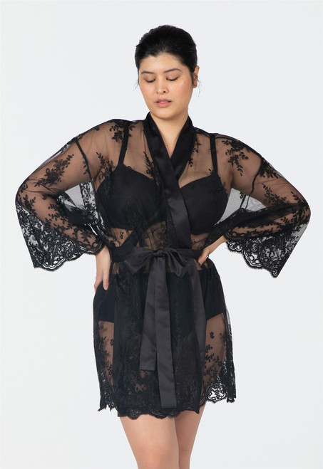 Rya Collection Darling Lace Charmeuse Cover Up 197