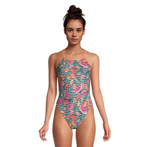 Speedo Women's Print Fixed Back Onepiece Training Swimsuit 8719217