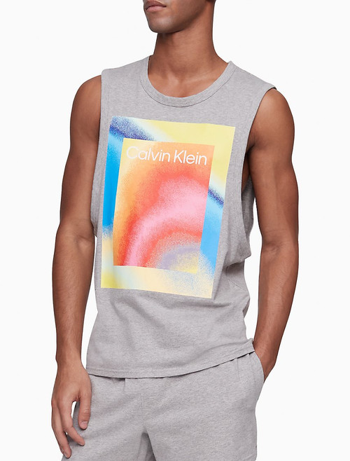 Calvin Klein Reimagined Heritage Pride Cotton Sleep Tank Top NM2249