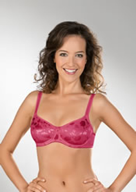 Wireless Seamless Padded Soft Cup Push Up Bra By Naturana 5290