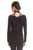 Arianne Teri Sleeveless Knit Top with Neckline Appliqué and Back Button Closing 9757