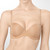 Calvin Klein Naked Glamour Strapless Multi-way Strapless Push Up Underwire Bra F3493