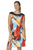 Arianne Multi-Color Sleeveless Round-Neck DressDevika 8508