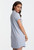 Lusomé  Cotton Cap Sleeve Marilyn Button Down Sleepshirt LS18-210