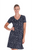 Arianne Polka Dot V-Neck short Sleeve Dress Sloane 8609