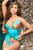 Mapale One Piece Carribean Color Printed Swimsuit 6494