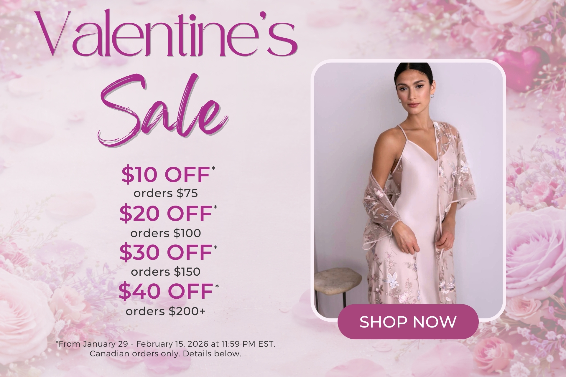 Canadian Thanksgiving Sale at Now That's Lingerie