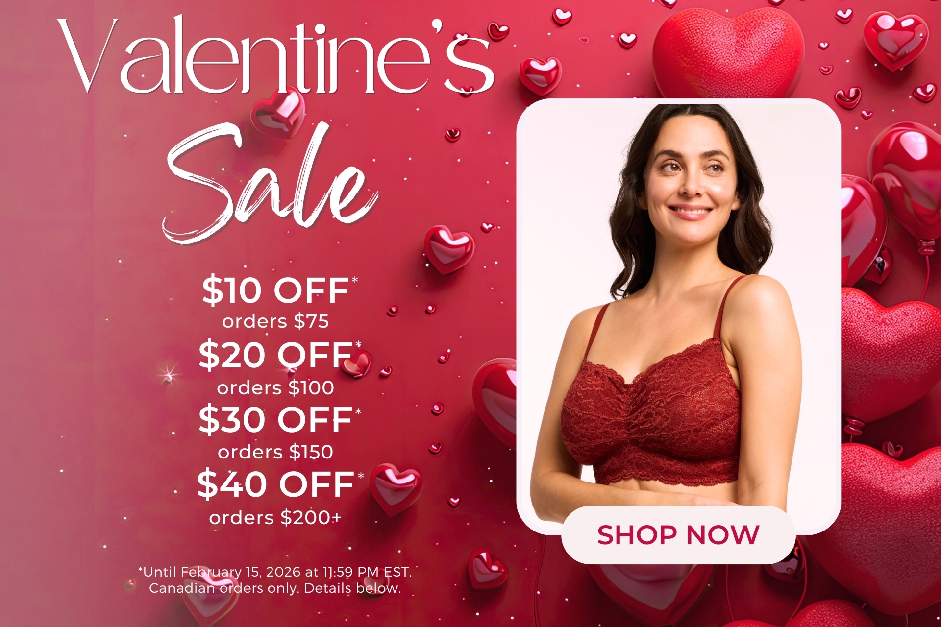 Valentine's Day Sale at Now That's Lingerie