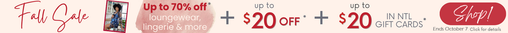 Week end Sale at Now That's Lingerie.ca