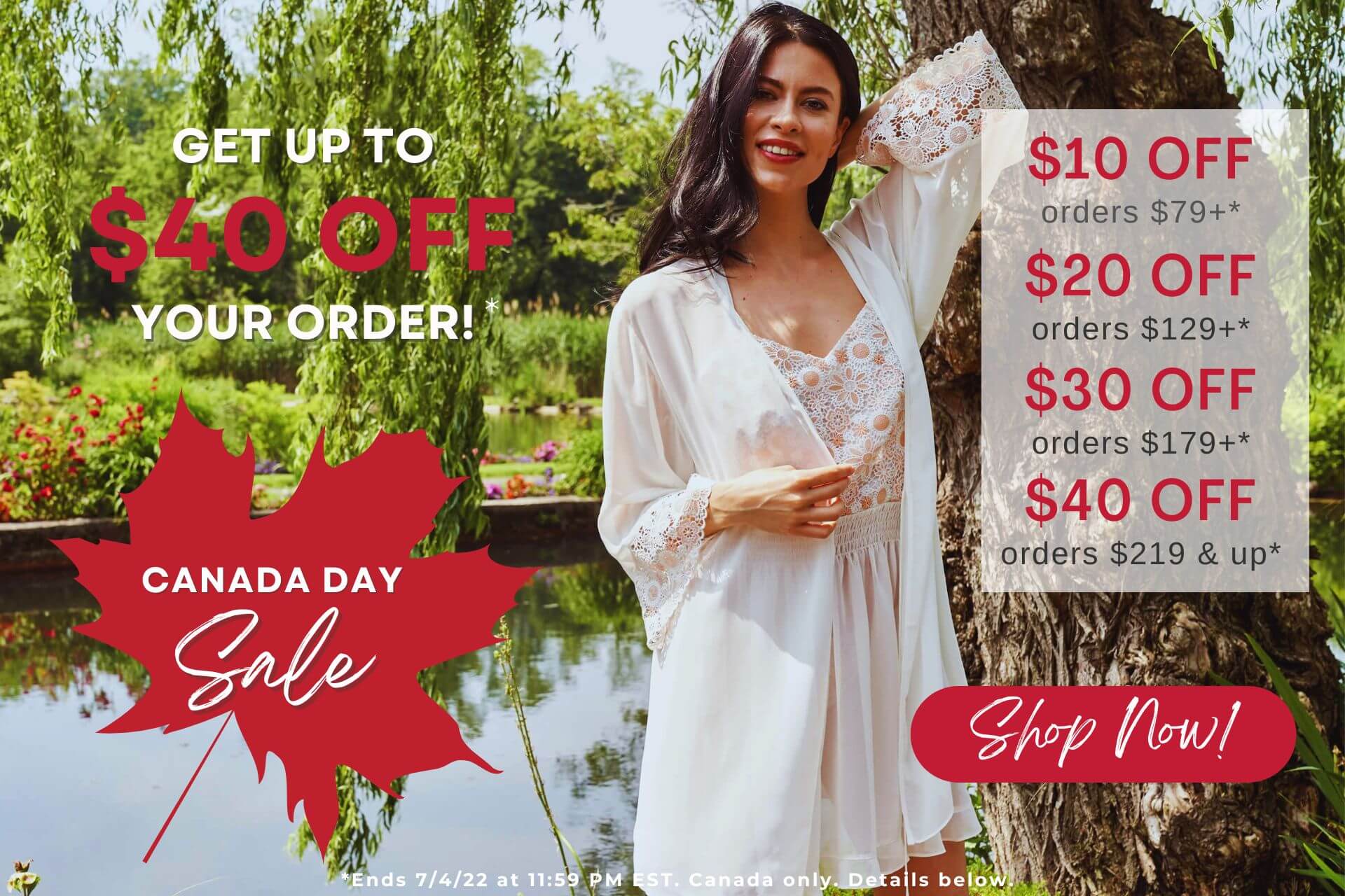 Canada Day sale