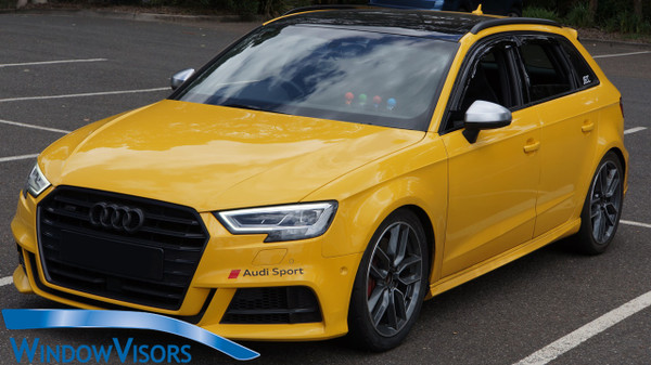 Slim Line Tinted Weathershields for Audi A3 8V