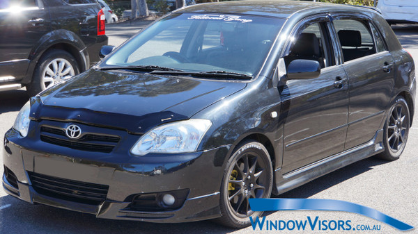Universal Mount Bonnet Protector - Tinted - for Toyota Corolla Hatch 2004-2007 Facelift