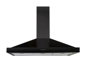 Richmond Deluxe 110cm Canopy Rangehood, Black