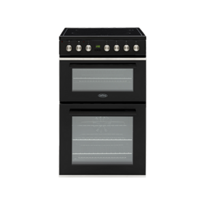 54cm Electric Freestanding Cooker - Ceramic Cooktop & Electric Double Oven